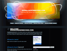 Tablet Screenshot of googleadsensecode.com